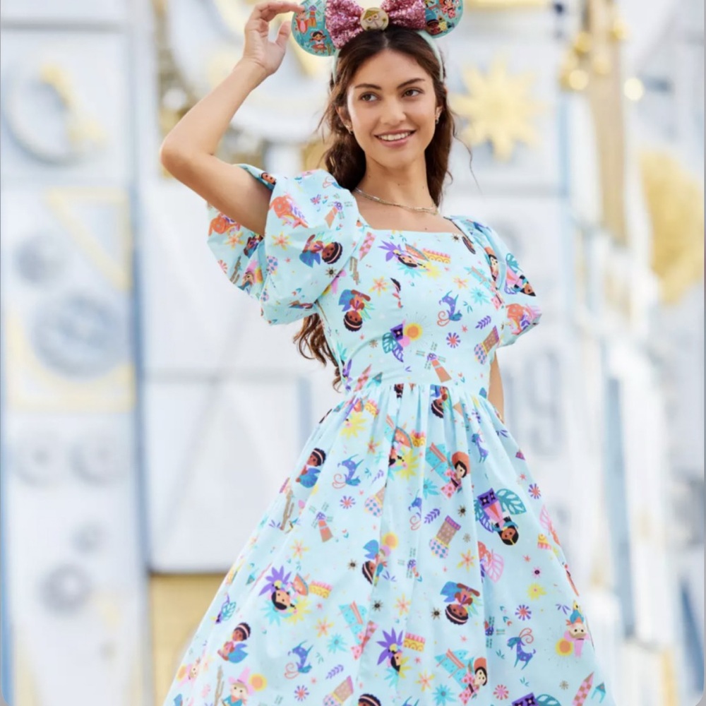 Disney It’s a Small World Blue Dress